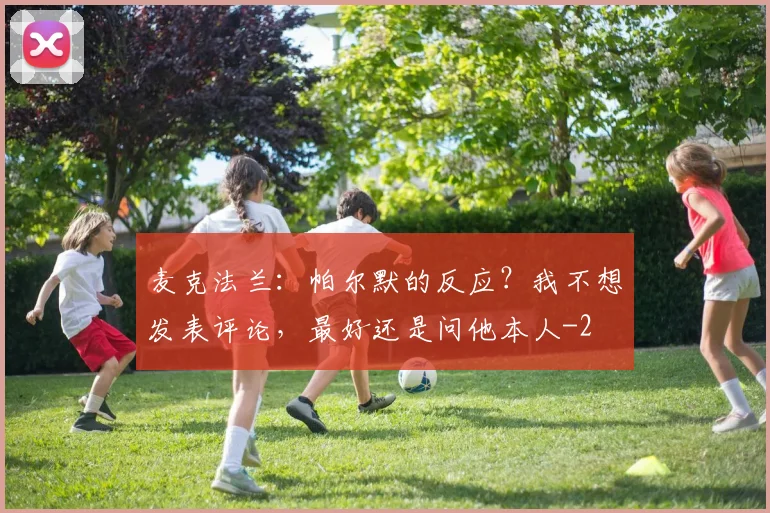 麦克法兰：帕尔默的反应？我不想发表评论，最好还是问他本人